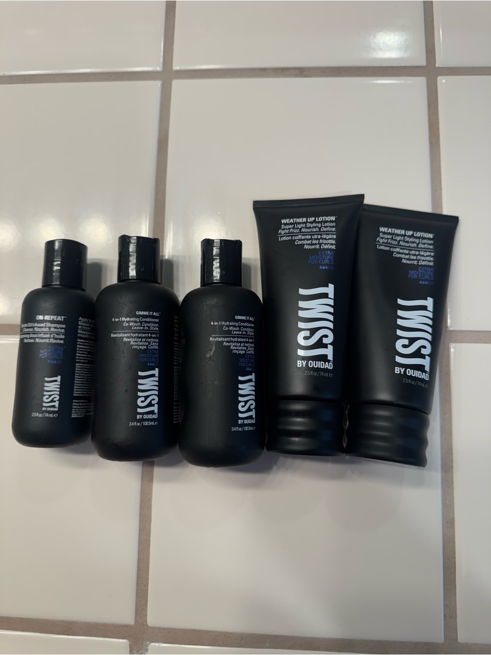 Twist by Ouidad Black Hair Care Set - Travel Sizes